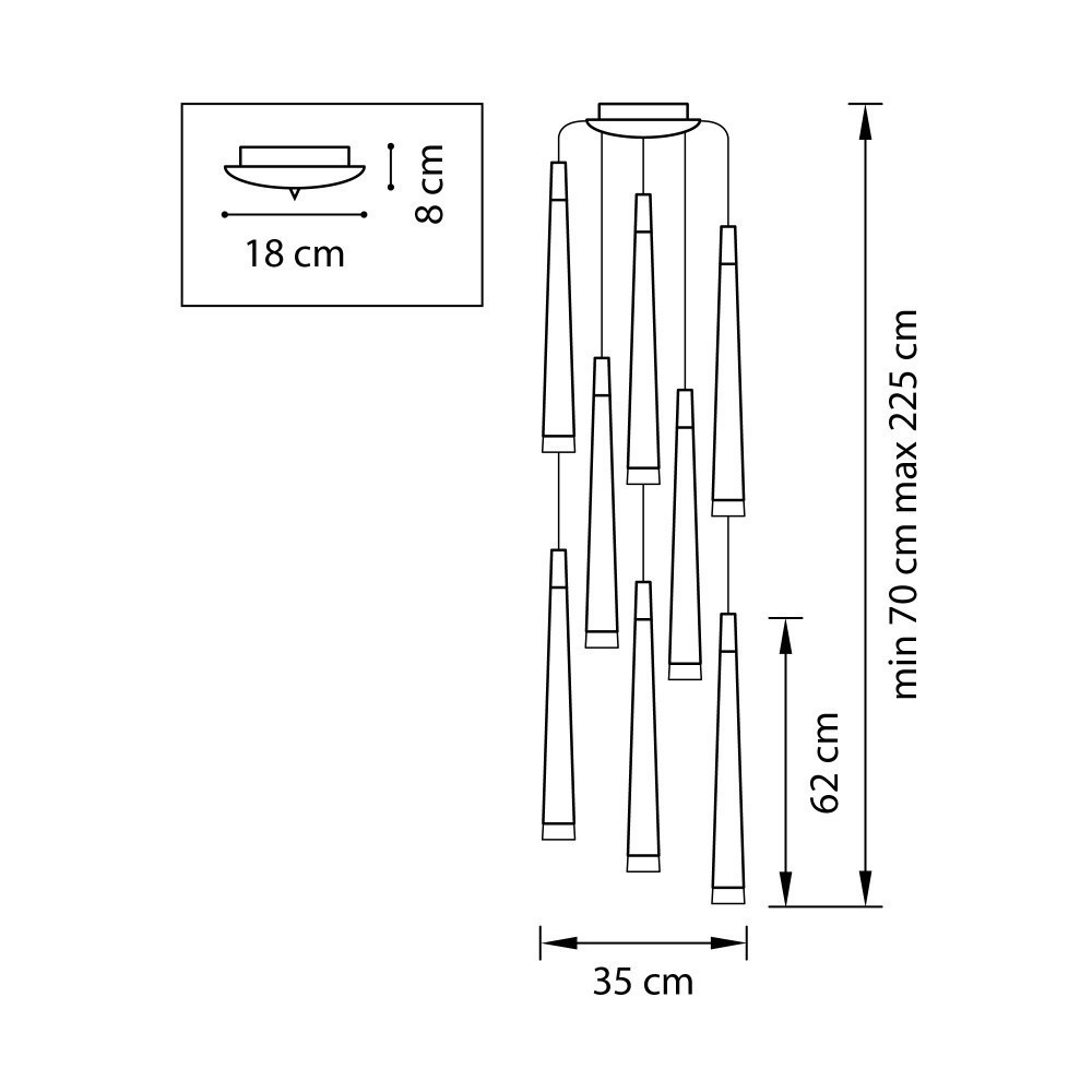 Lightstar (MD1220A-8WH) Подвес PUNTO 8х25W G9 ХРОМ/БЕЛЫЙ (в комплекте) Lightstar (MD1220A-8WH) Подвес PUNTO 8х25W G9 ХРОМ/БЕЛЫЙ (в комплекте)